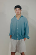 CLASSIC LONG SLEEVE SHIRT - AZUR BLUE