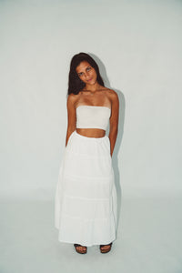 SANTORINI SKIRT - WHITE