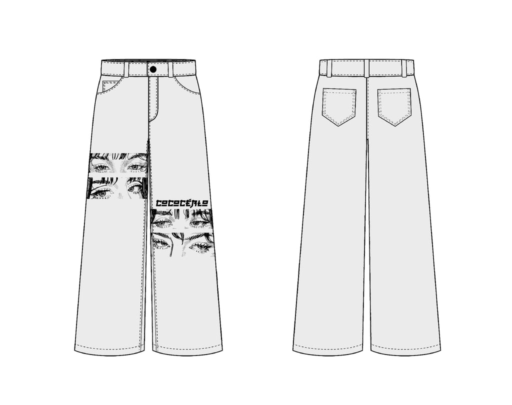 White Eyes Baggy Jeans