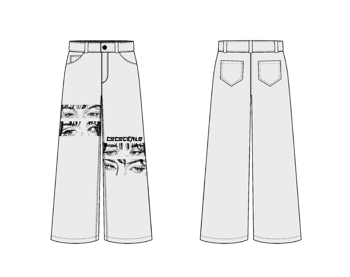 White Eyes Baggy Jeans