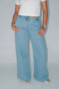 Light Blue Baggy Womens Jeans