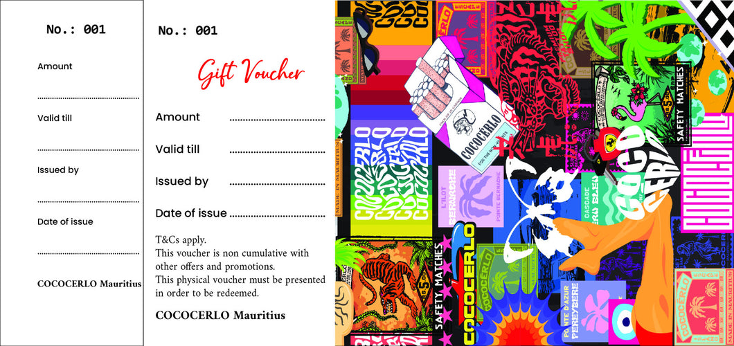 COCOCERLO GIFT VOUCHER Rs4000