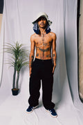 BLACK DENIM JEANS - BAGGY