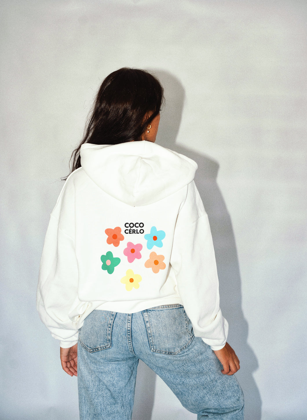 LA FLEUR HOODIE - WHITE