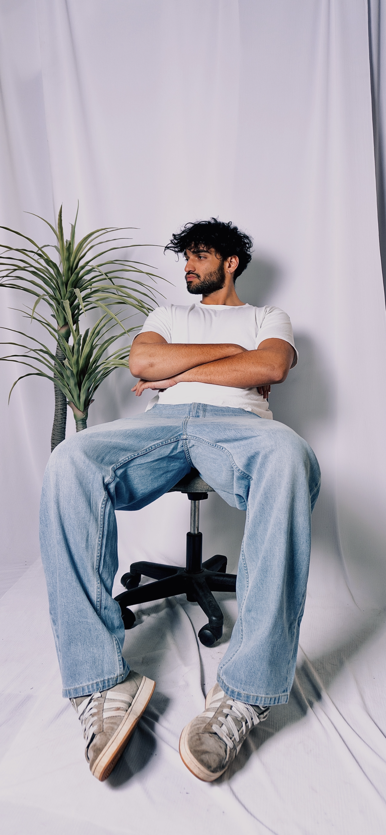 COCOCERLO DENIM - BAGGY FIT DARK STONE WASH