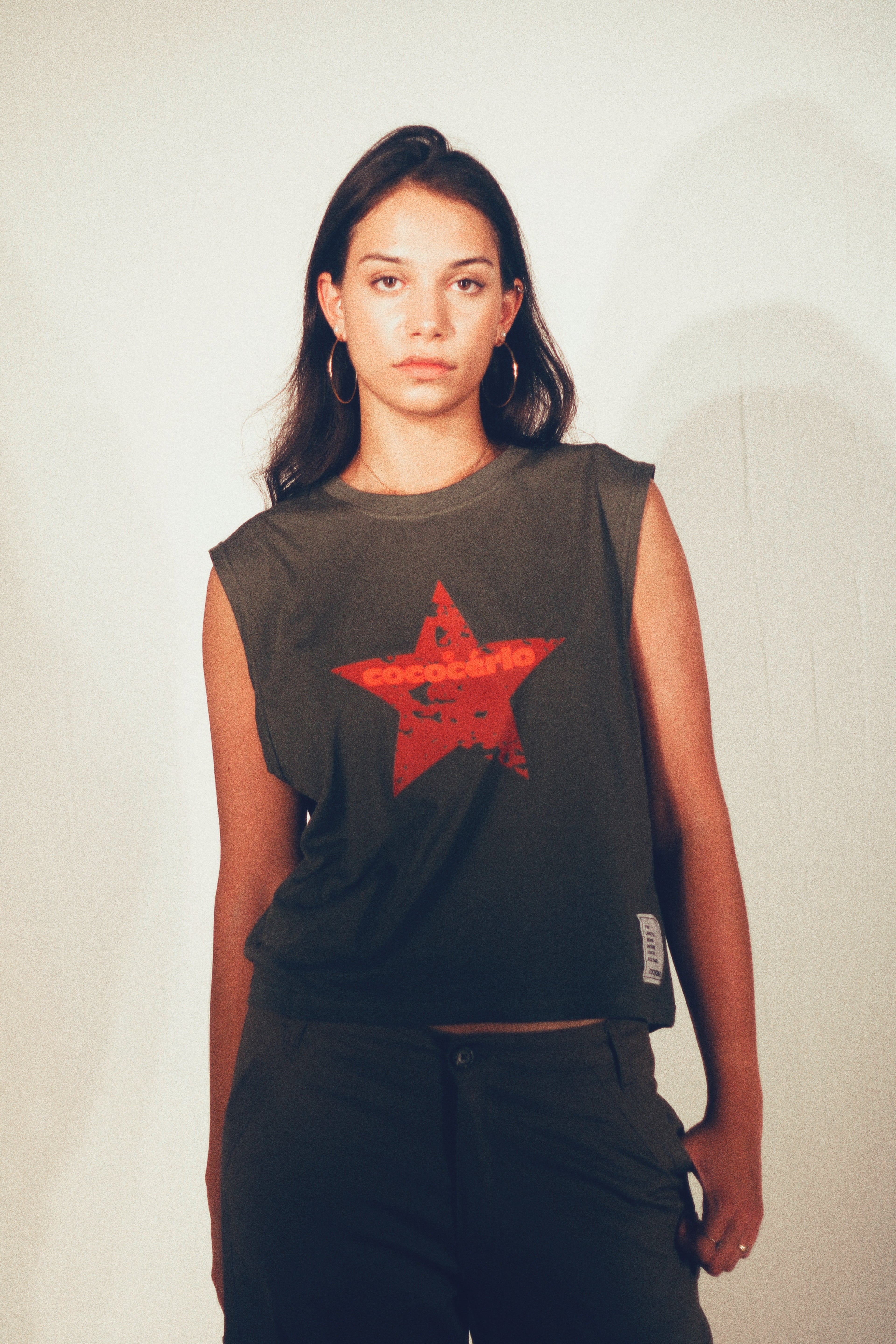 STAR CROPPED TANK - MILITARY