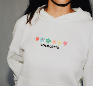 LA FLEUR HOODIE - WHITE
