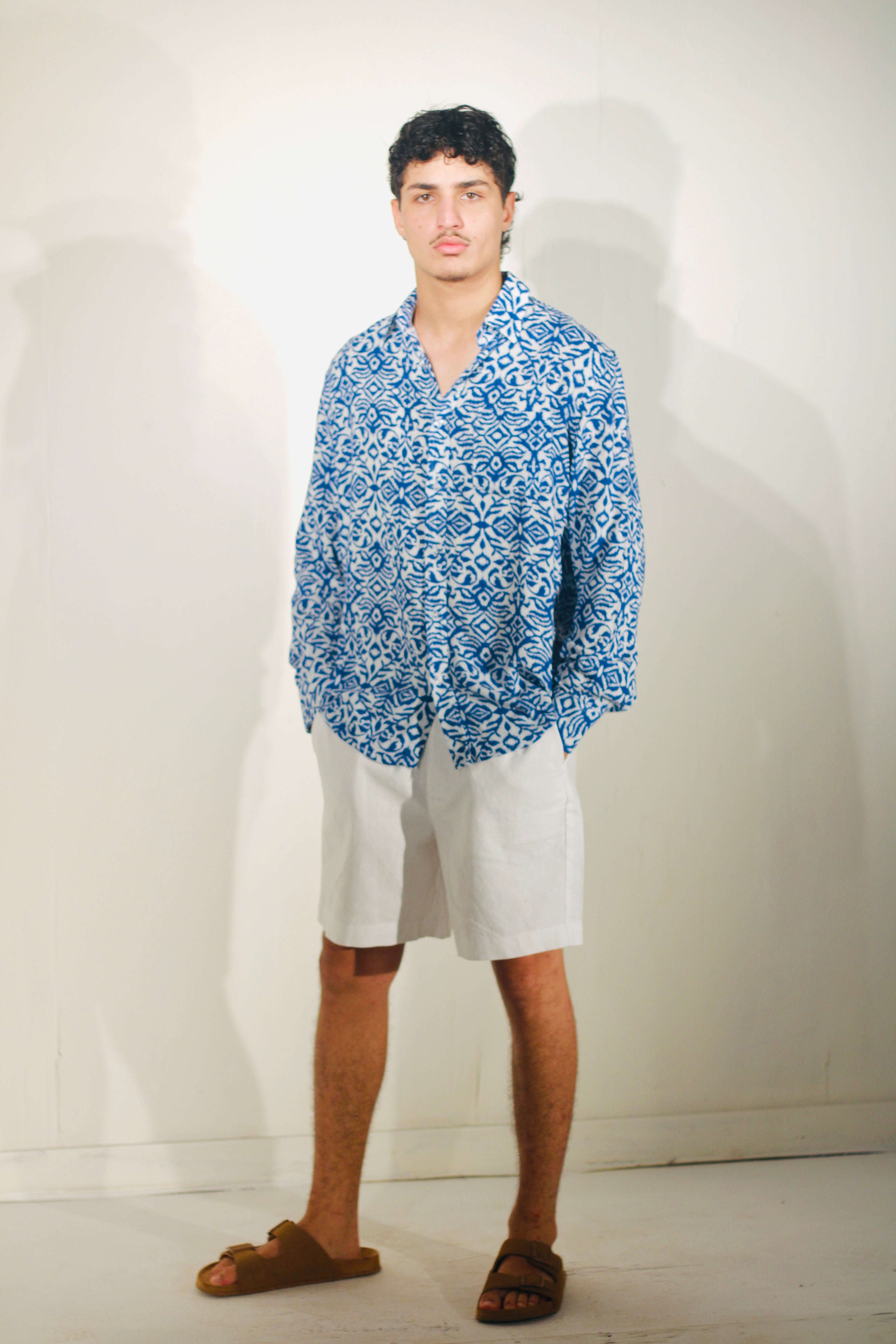 LONG SLEEVE OG SHIRT - AZUR