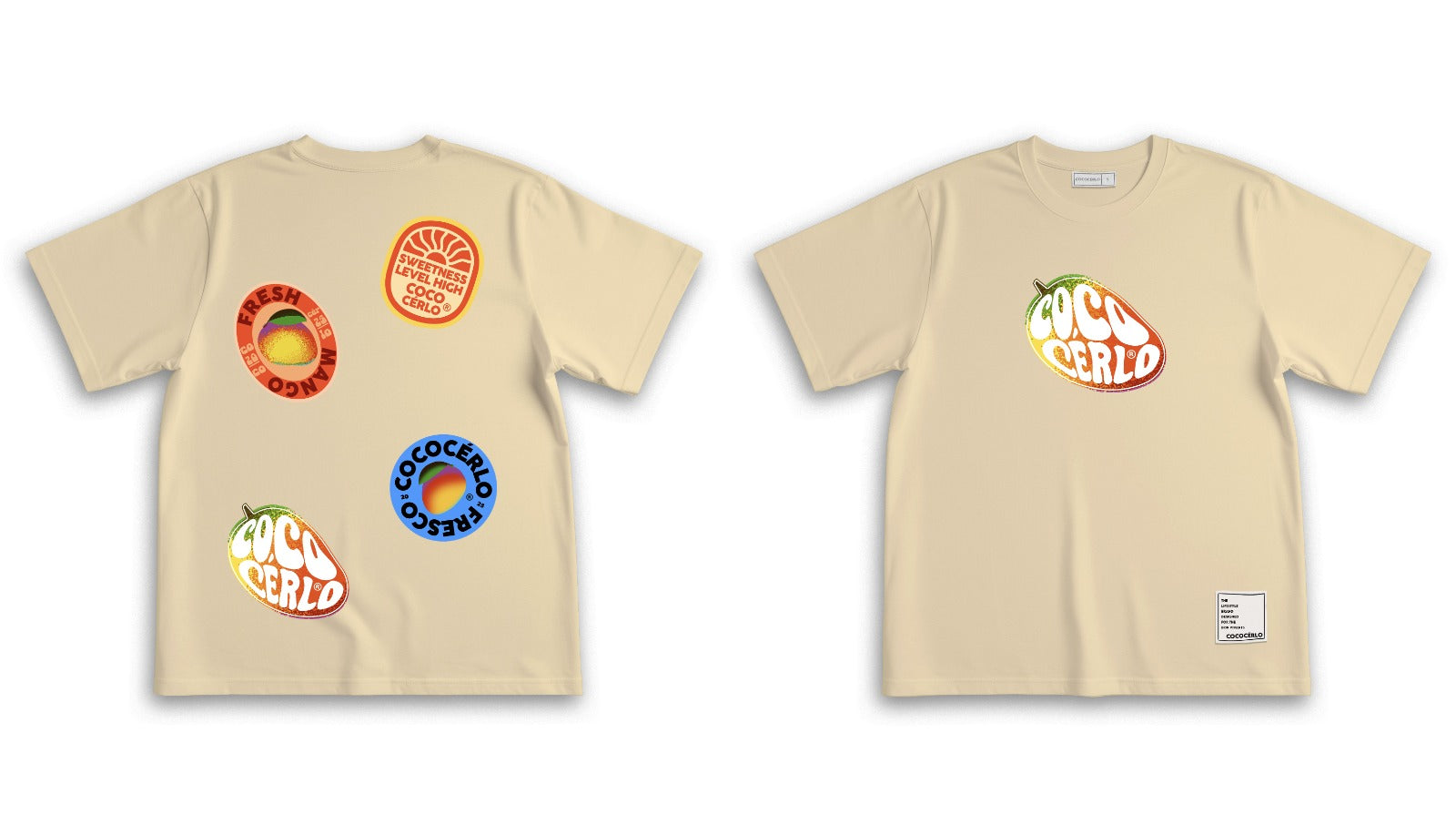 GRAPHIC TEE - MANGO LOCO BEIGE