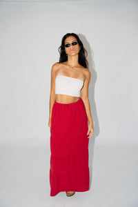 SANTORINI SKIRT - WINE