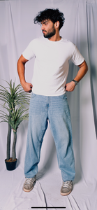 COCOCERLO DENIM - BAGGY FIT DARK STONE WASH