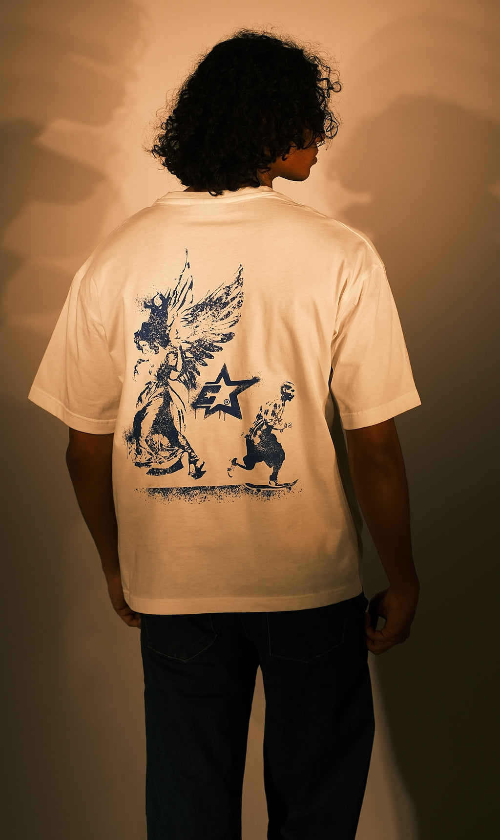GRAPHIC TEE -  SKATE HERITAGE WHITE