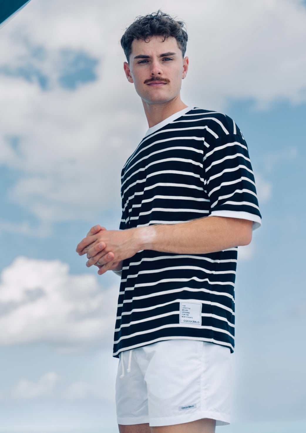 STRIPED TEE