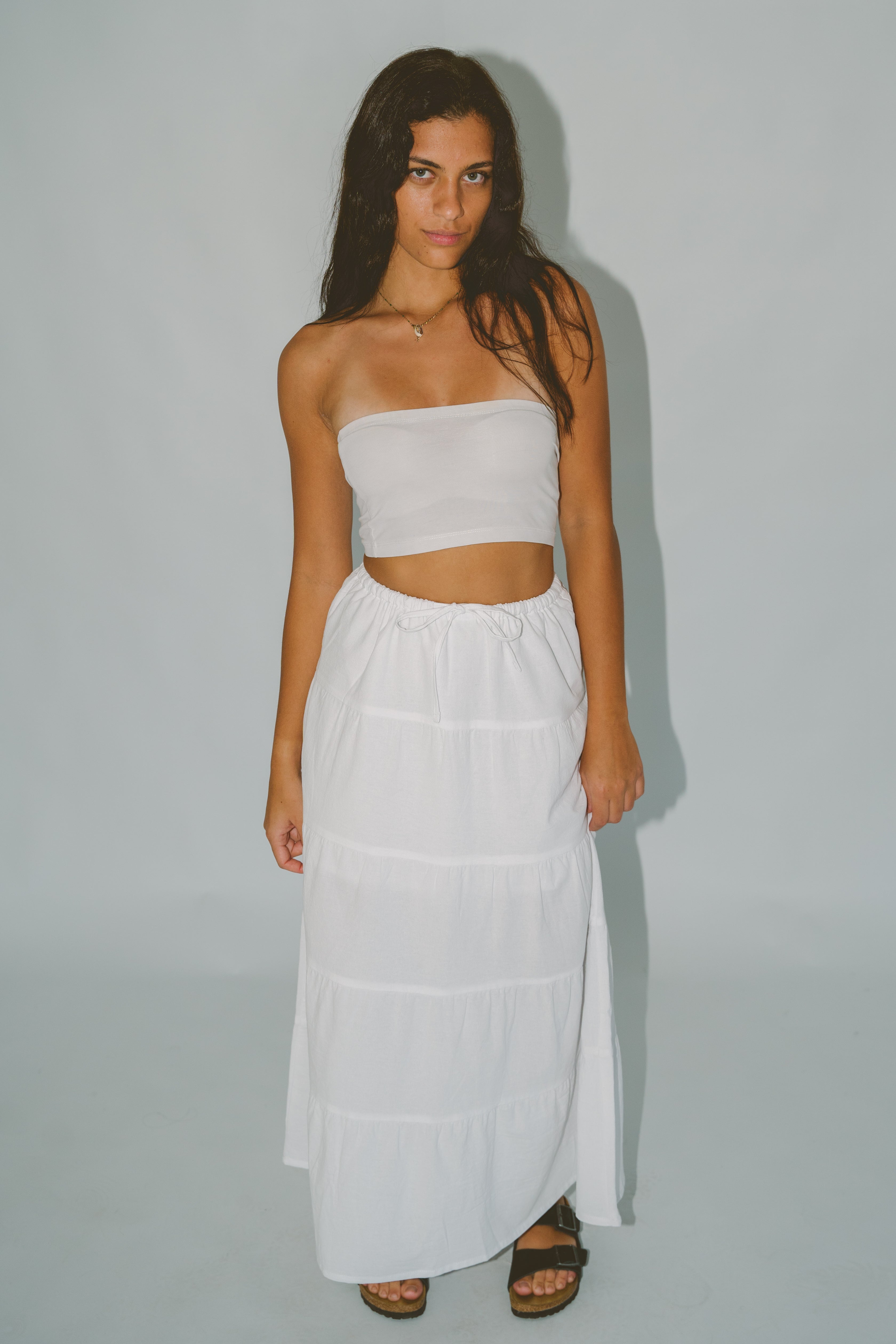 SANTORINI SKIRT - WHITE