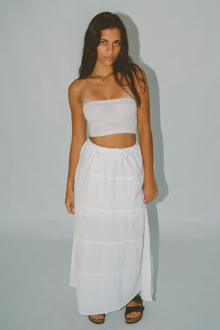 SANTORINI SKIRT - WHITE