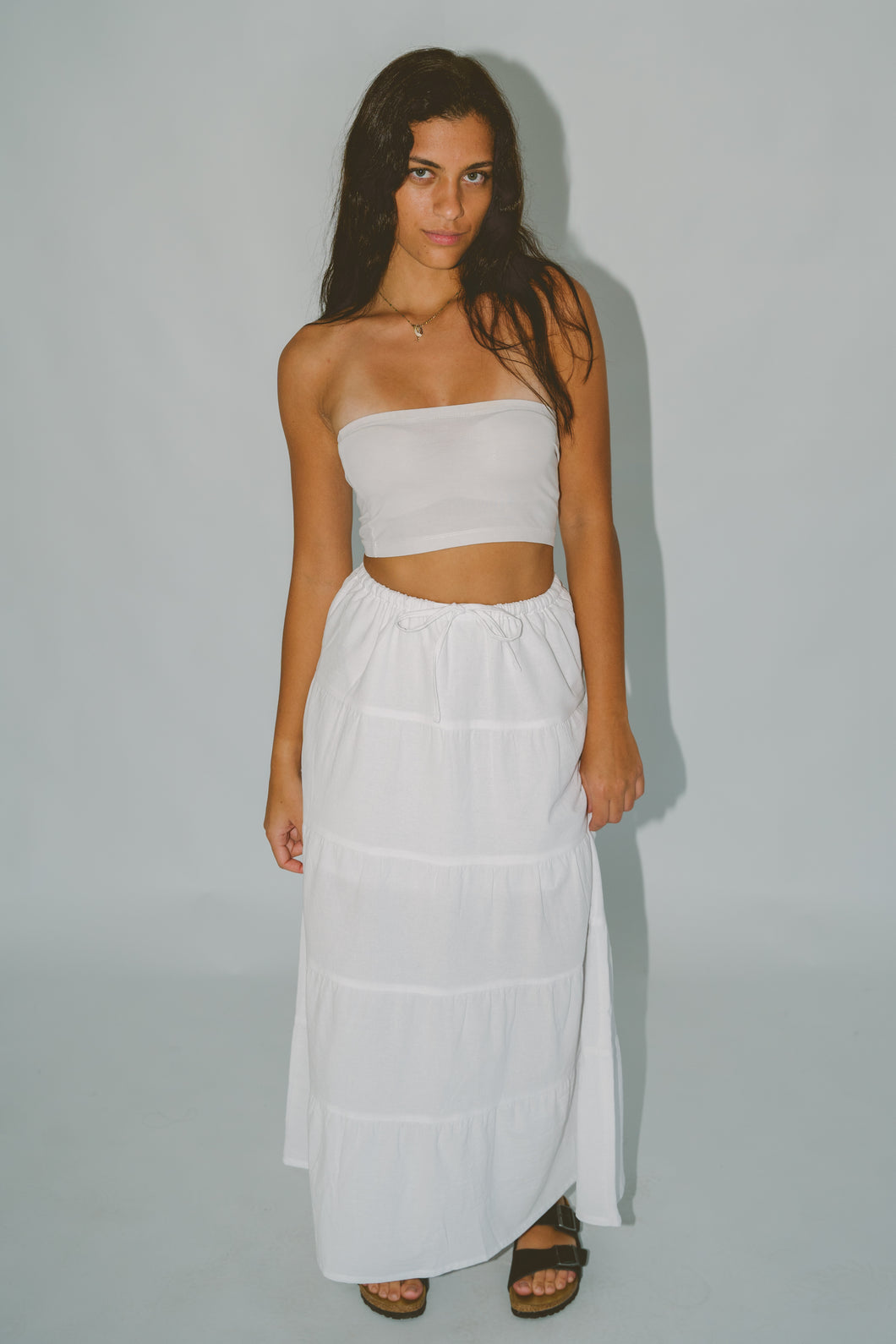 SANTORINI SKIRT - WHITE