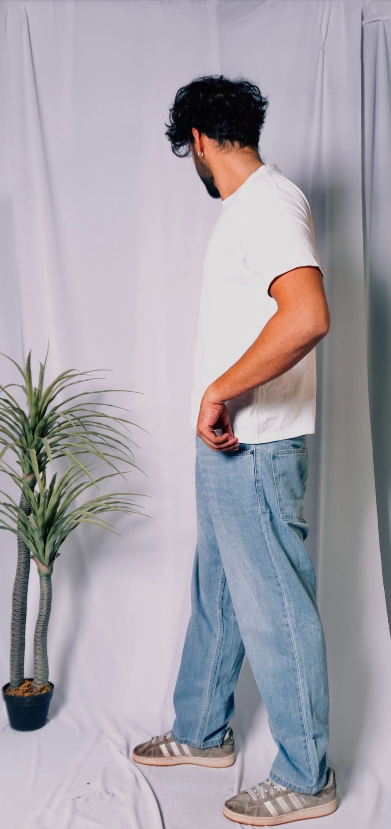 COCOCERLO DENIM - BAGGY FIT DARK STONE WASH