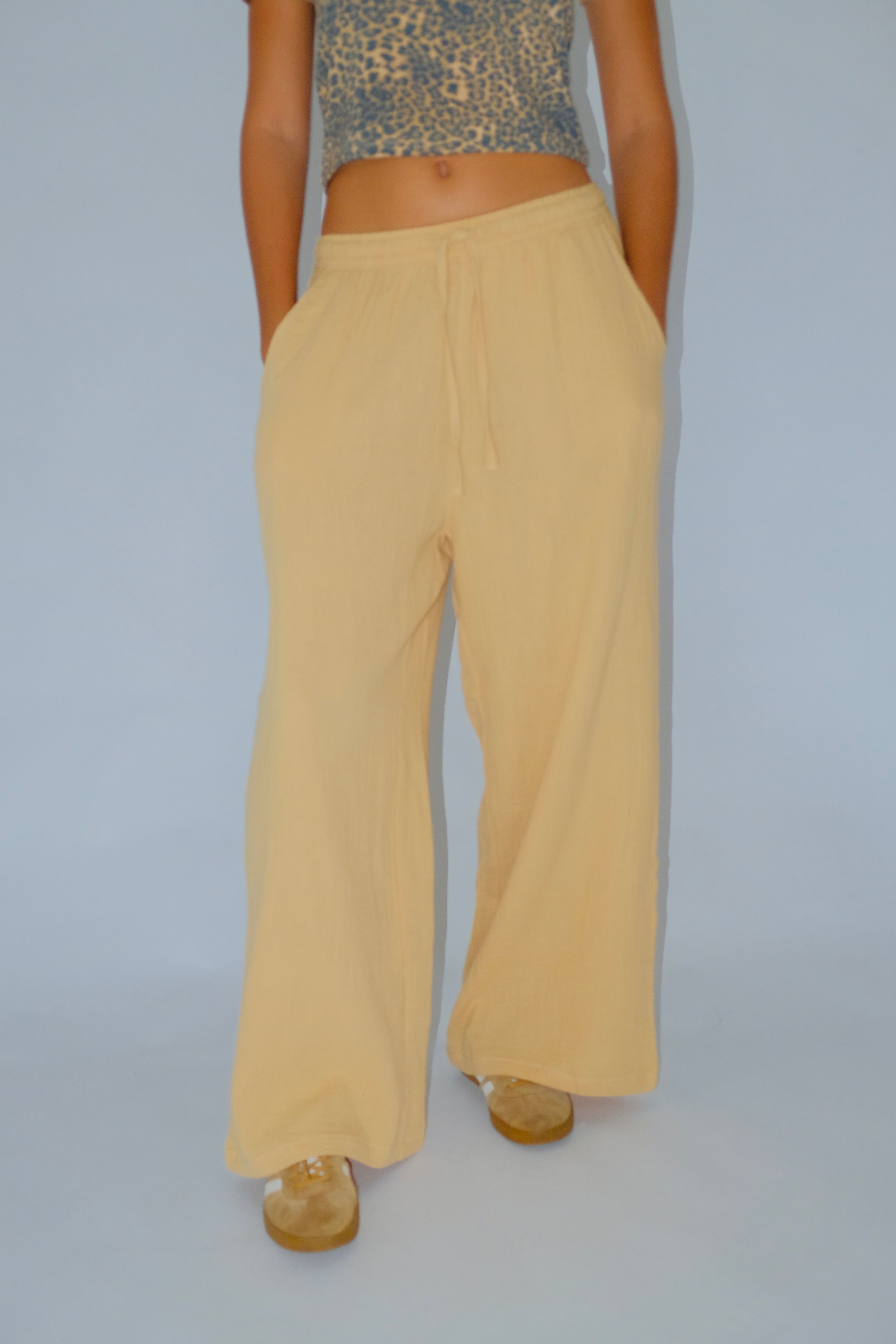 Sand Wide-Leg Pants