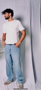 COCOCERLO DENIM - BAGGY FIT DARK STONE WASH