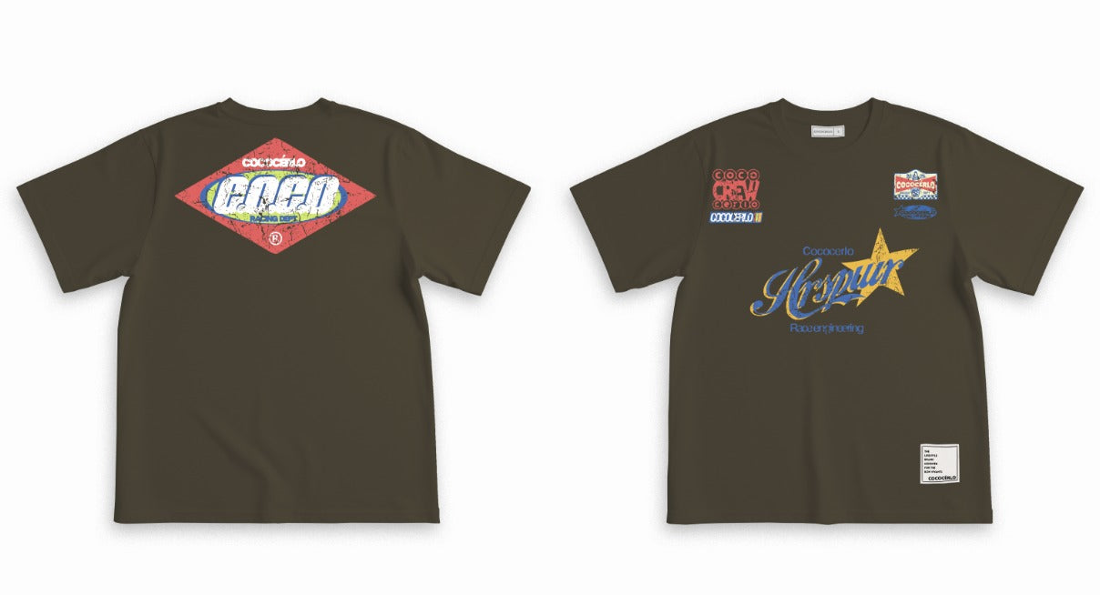GRAPHIC TEE - RACING CONCRETE GREY