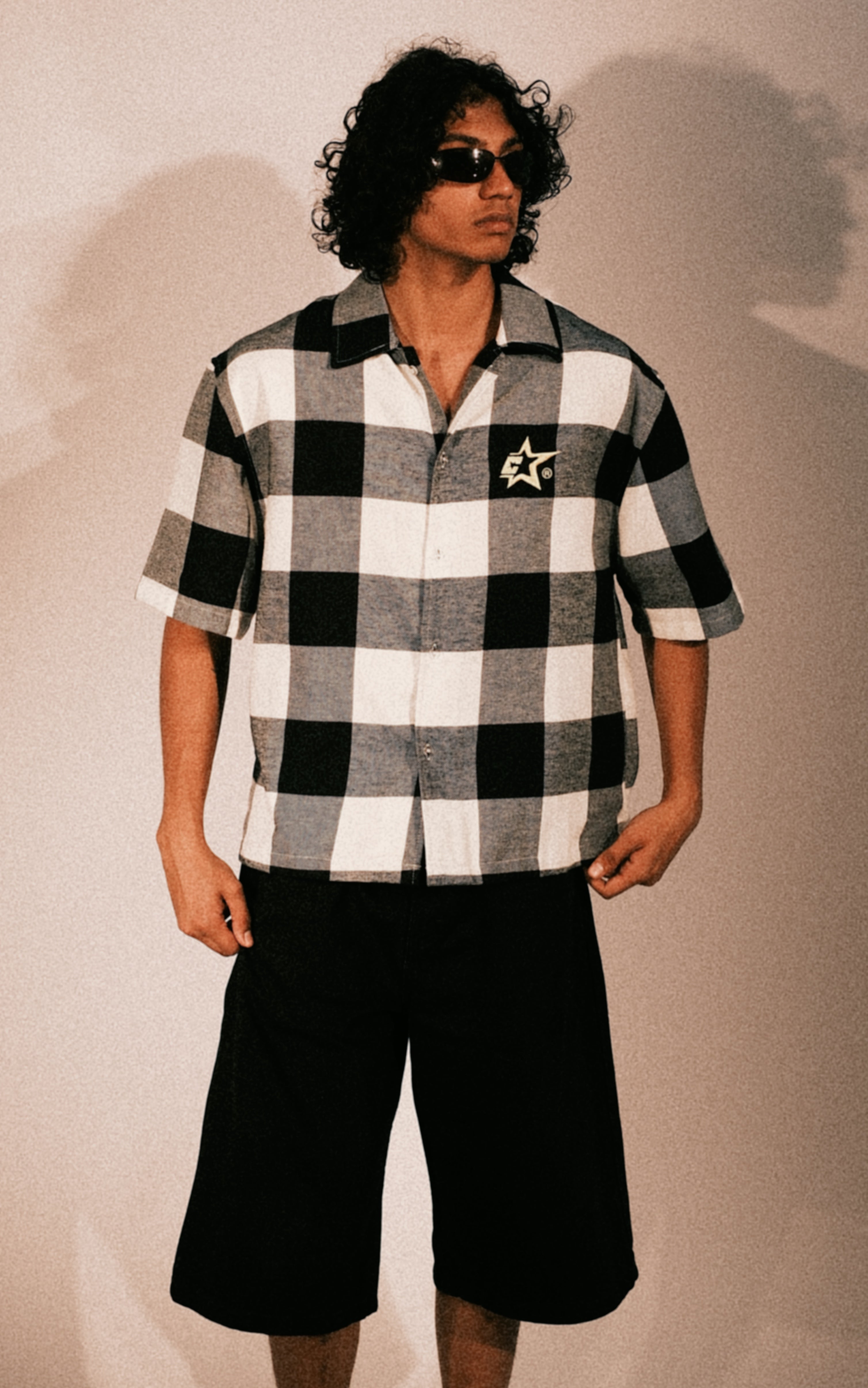 BOX FIT SKATE SHIRT - OREO