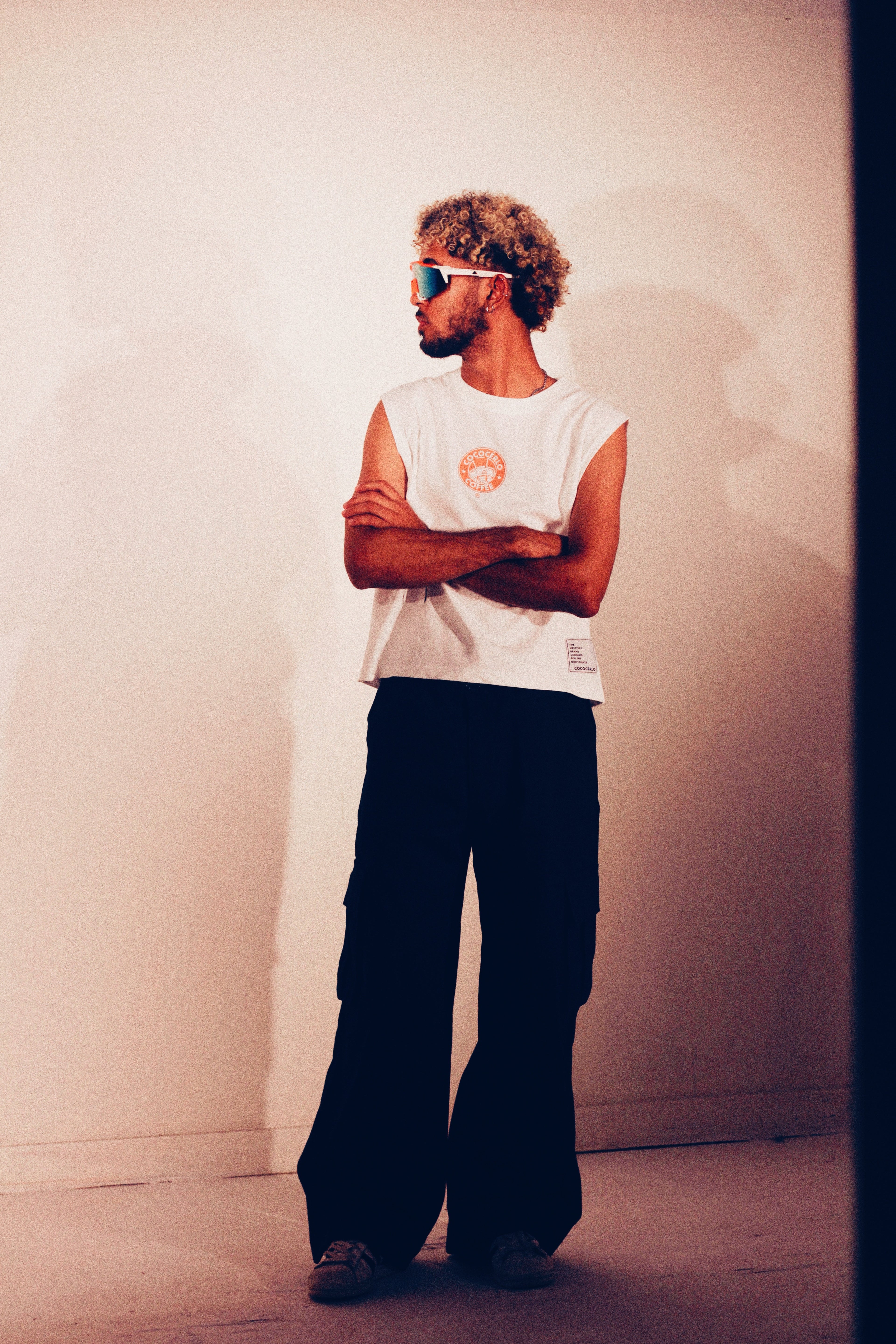SUPER BAGGY CARGO PANTS - NAVY