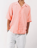 BUTTON DOWN SHIRT - SOFT PINK