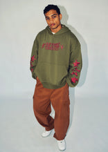 Load image into Gallery viewer, BON VIVANT WORLD TOUR HOODIE - ARMY