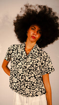 Women’s OG Shirt - Black Floral