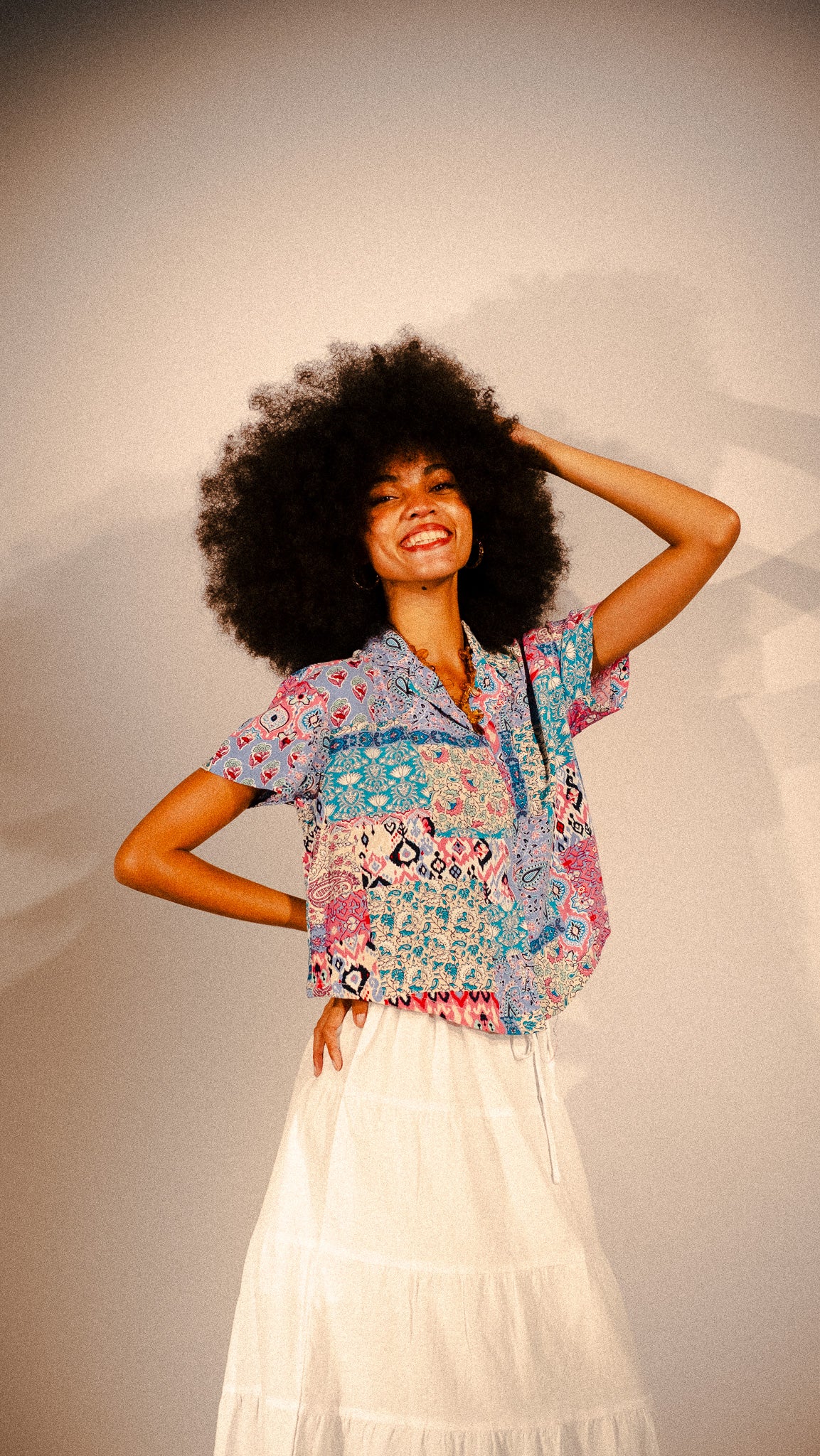 Women’s OG Shirt - Floral Psychedelic