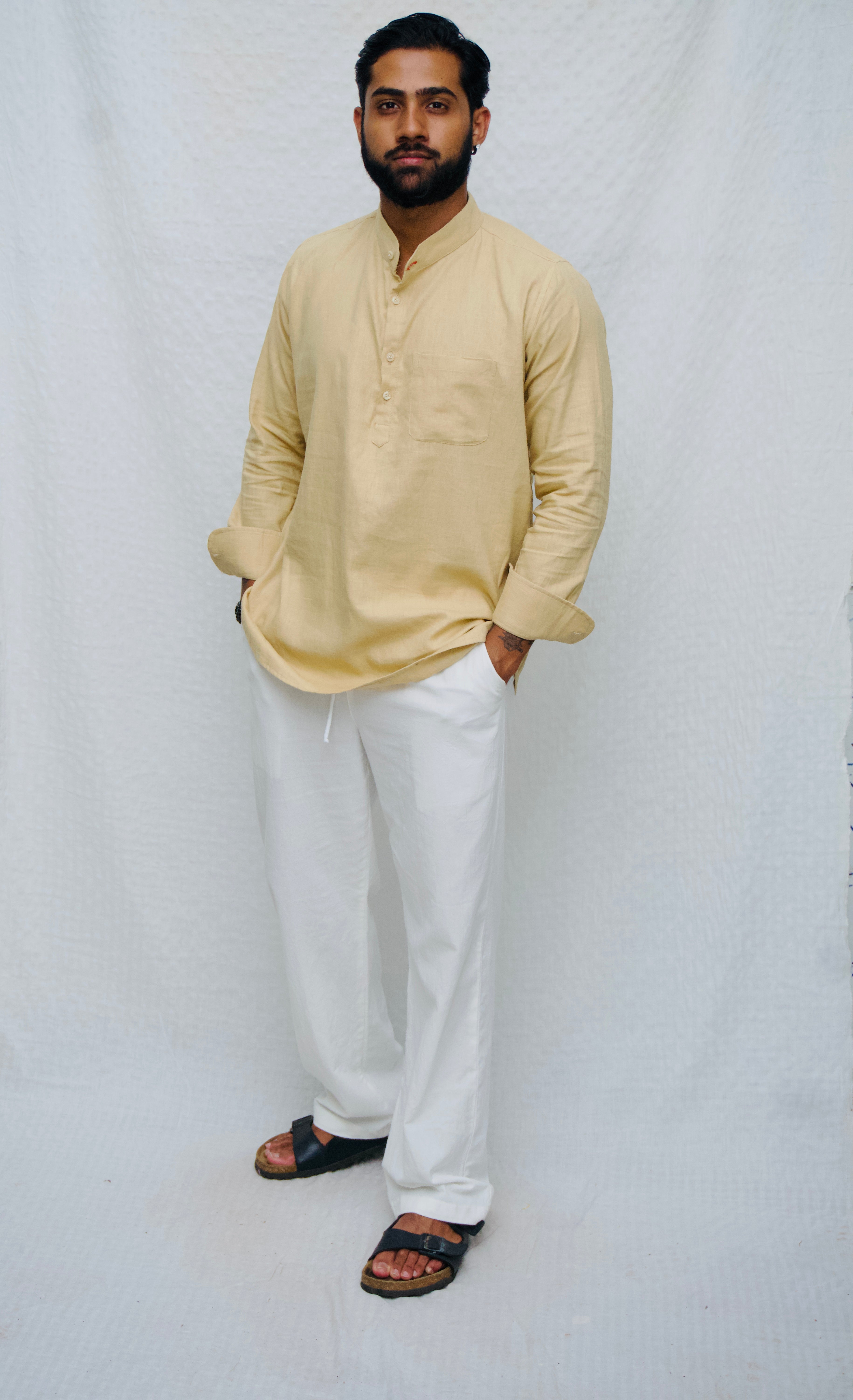 Amber Kurta Style Long Sleeve Shirt