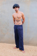 Mykonos Linen II Navy Blue