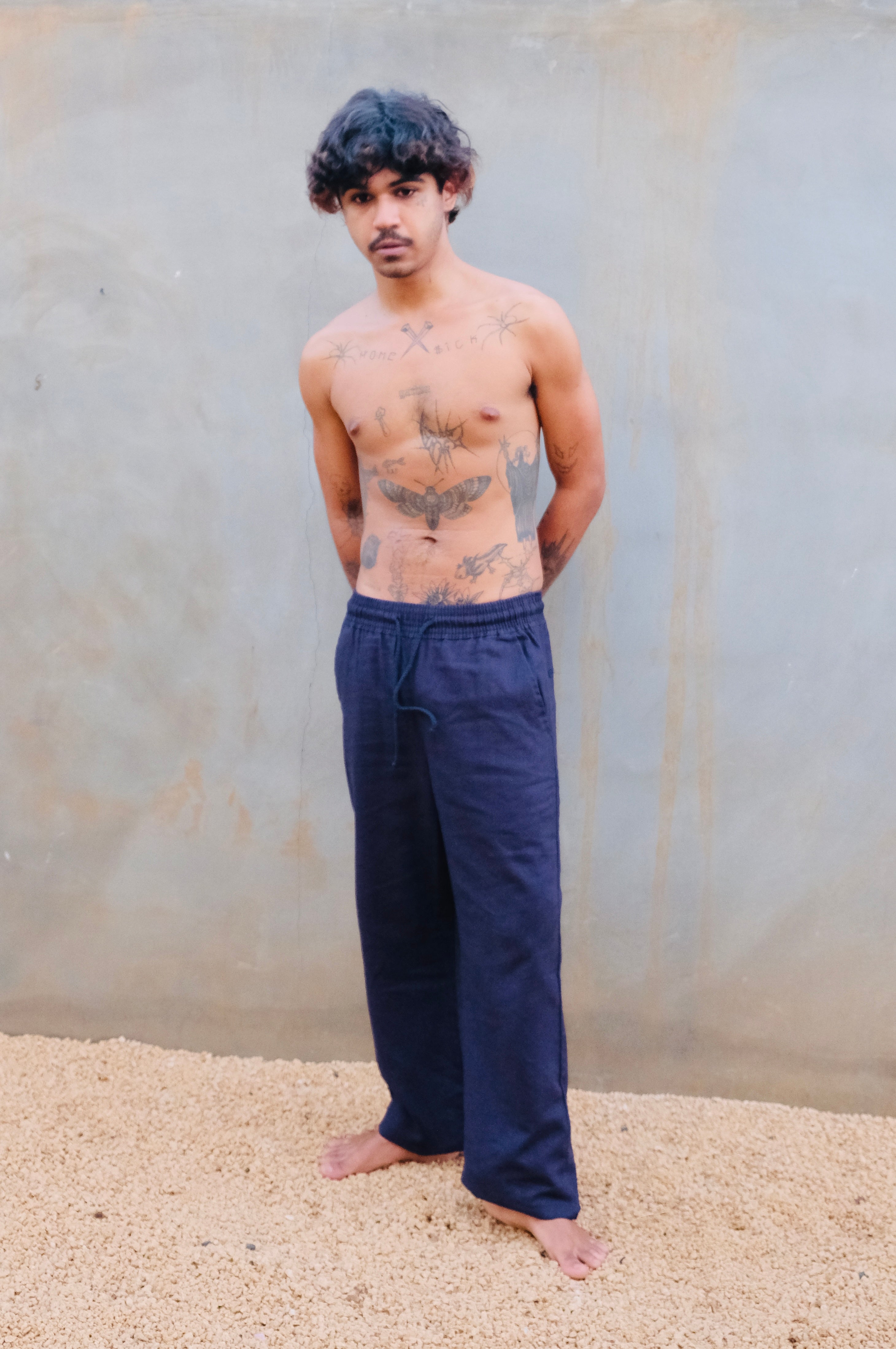 Mykonos Linen II Navy Blue