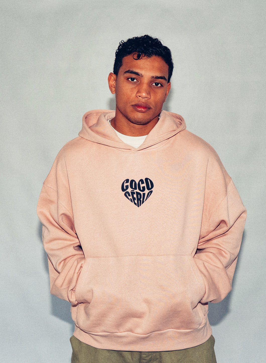 CUPIDON HOODIE - LIGHT ROSE
