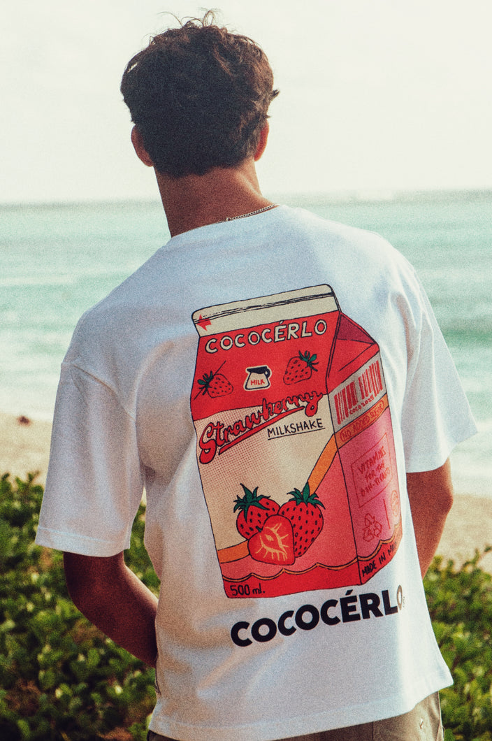 New Graphic Tee Coco Milkshake (white)