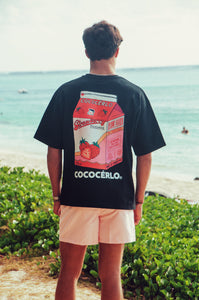 New Graphic Tee Coco Milkshake (Black)