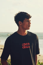Load image into Gallery viewer, New Graphic Tee Coco Palm Black