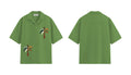 SHORT SLEEVE PALMS DOUBLE - GREEN