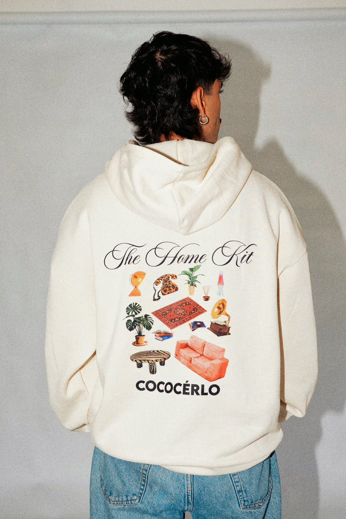 THE HOME KIT HOODIE - ECRU