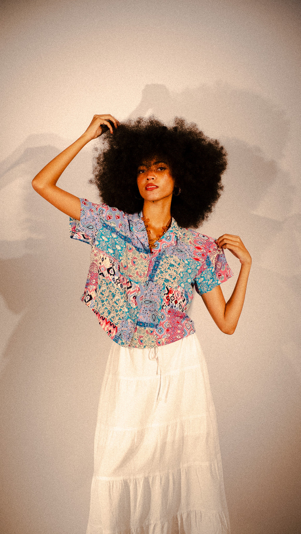 Women’s OG Shirt - Floral Psychedelic