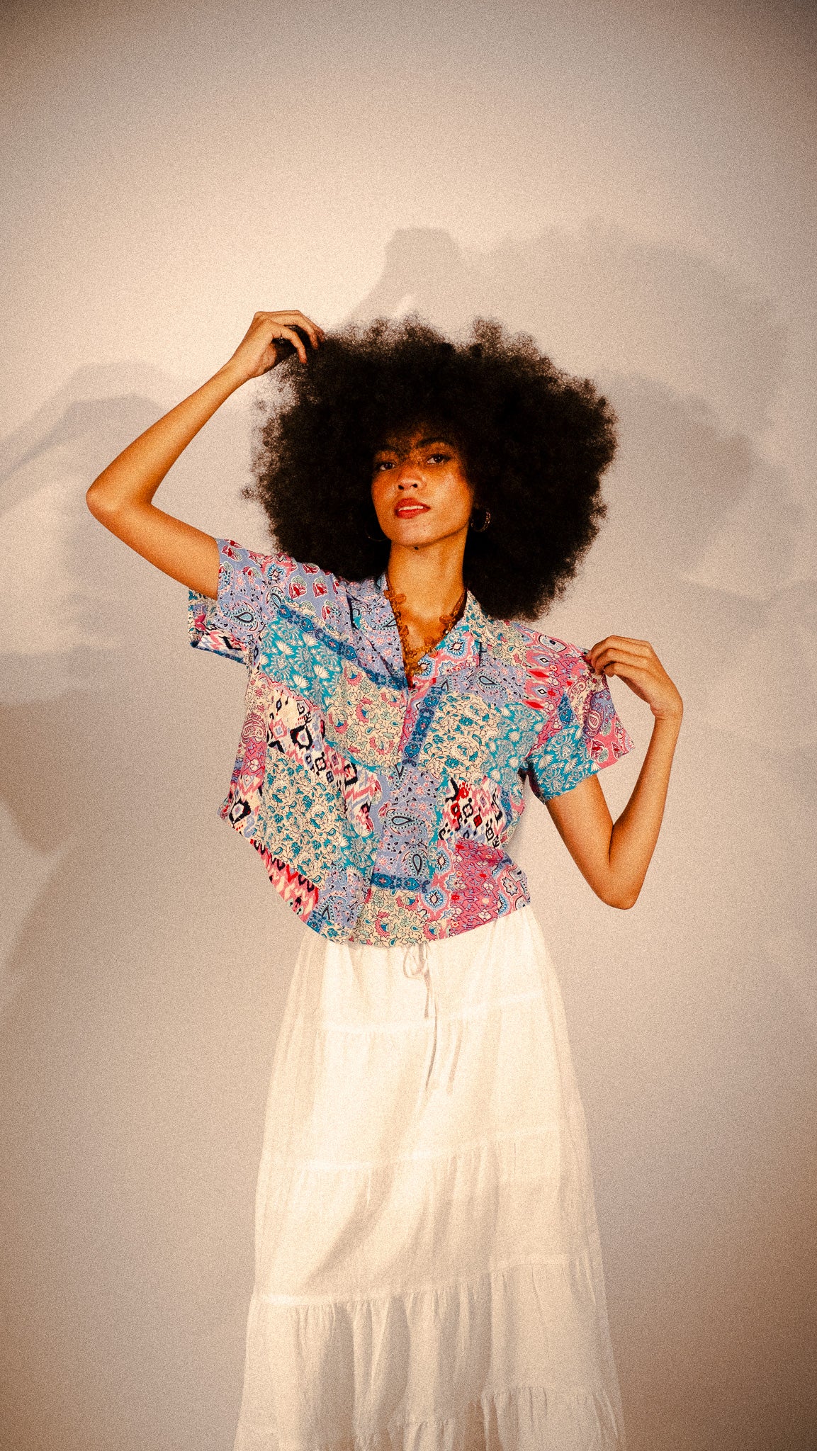 Women’s OG Shirt - Floral Psychedelic