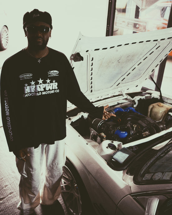 Long Sleeve Motorist Shirt - Black