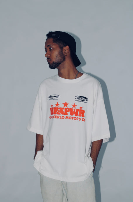Racing Tee - White
