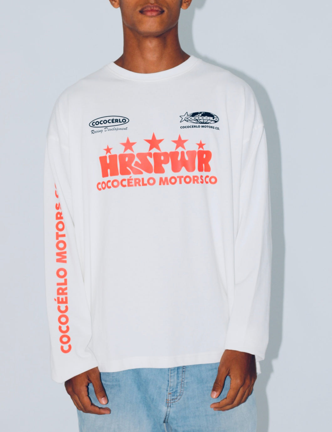 Long Sleeve Motorist Shirt - White