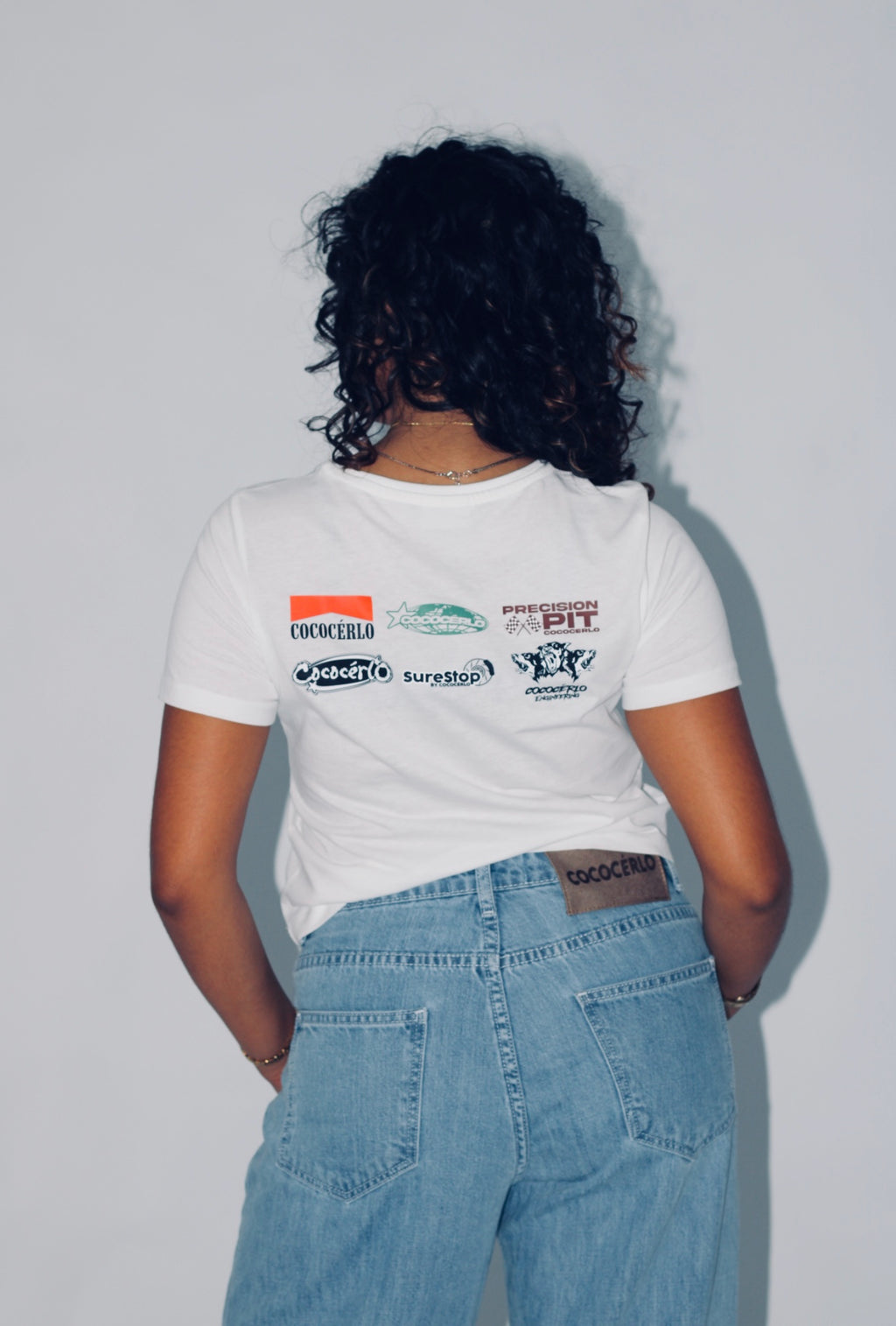 Baby Racing Tee - White
