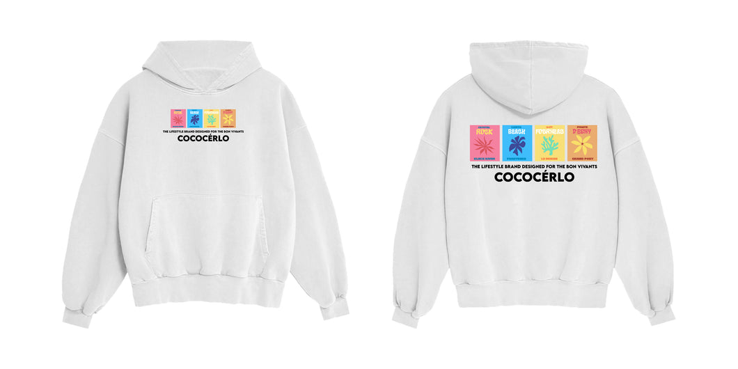 LE PARADIS HOODIE - WHITE