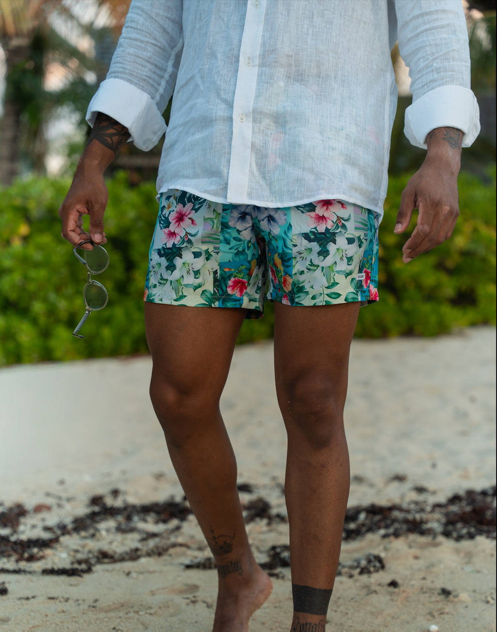 MOSAIC FLORAL SWIMWEAR