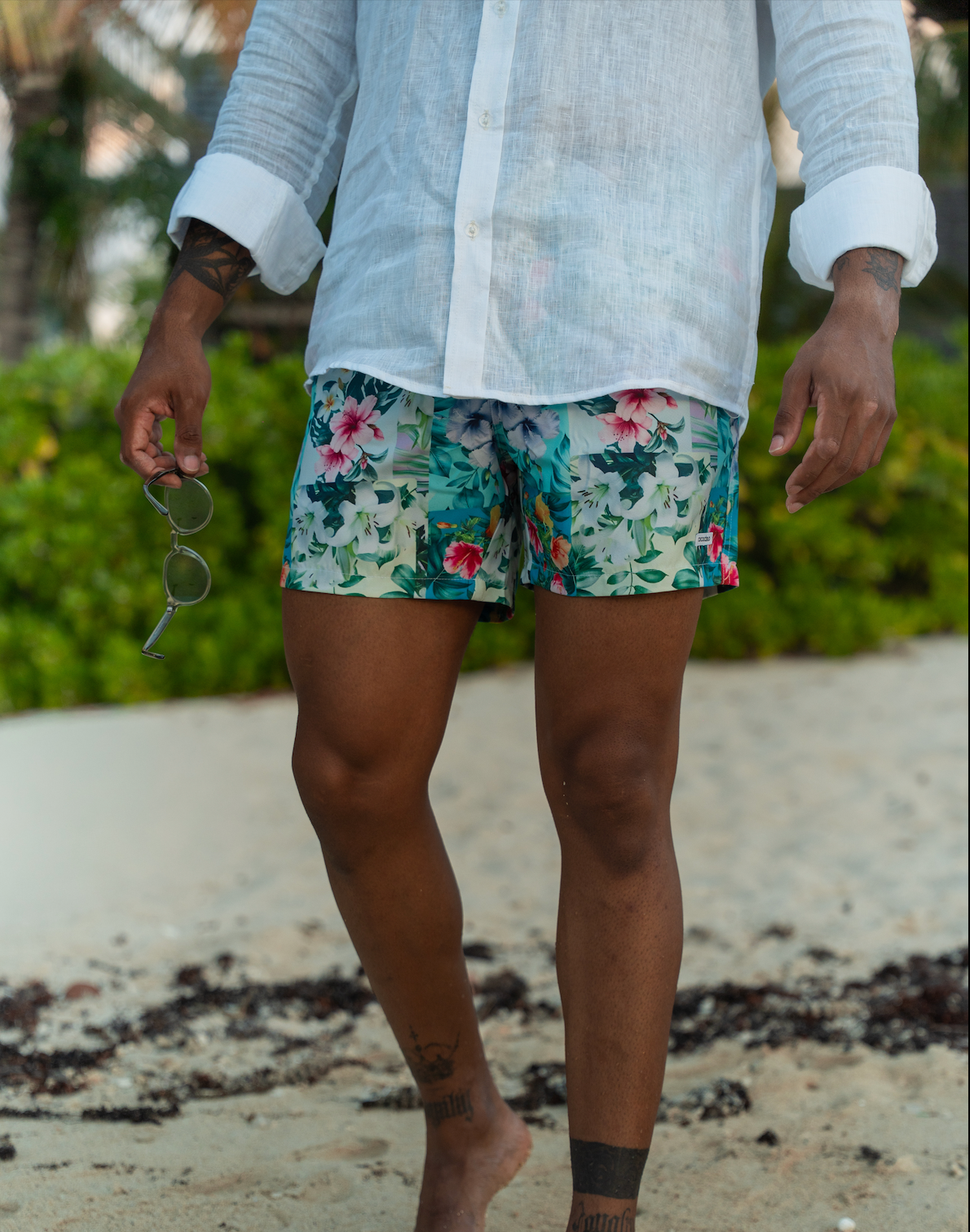 MOSAIC FLORAL SWIMWEAR