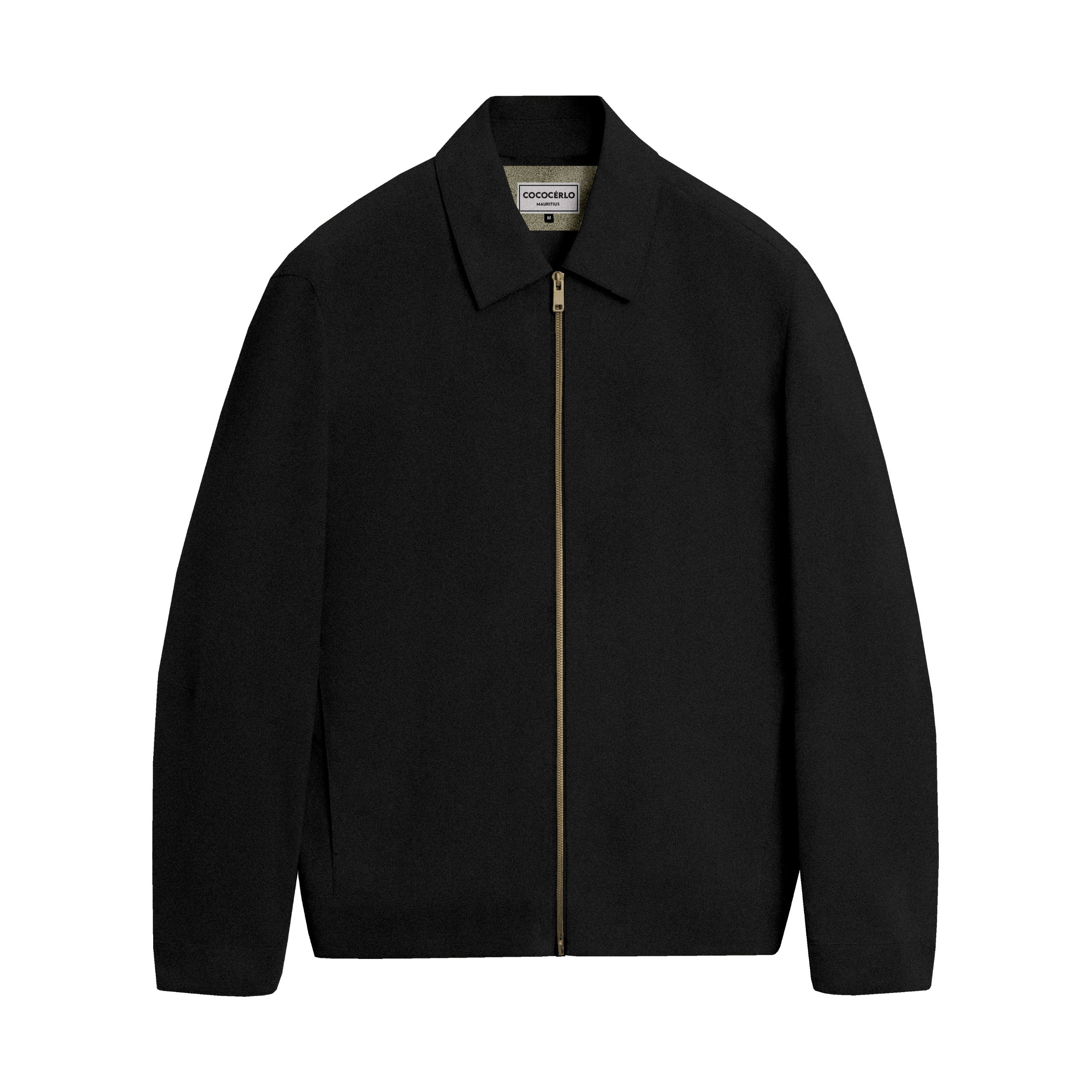 MYKONOS LINEN JACKET - BLACK