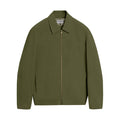 MYKONOS LINEN JACKET - ARMY